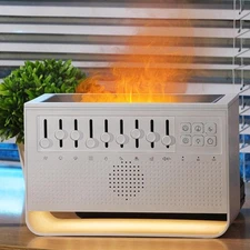 Essential Oil Diffusers Atmosphere Light Decor White for Desktop Bedroom SPA