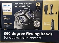 Philips Norelco Shaver 8000, Electric Shaver, Wet & Dry, with SenseIQ  S8696/86