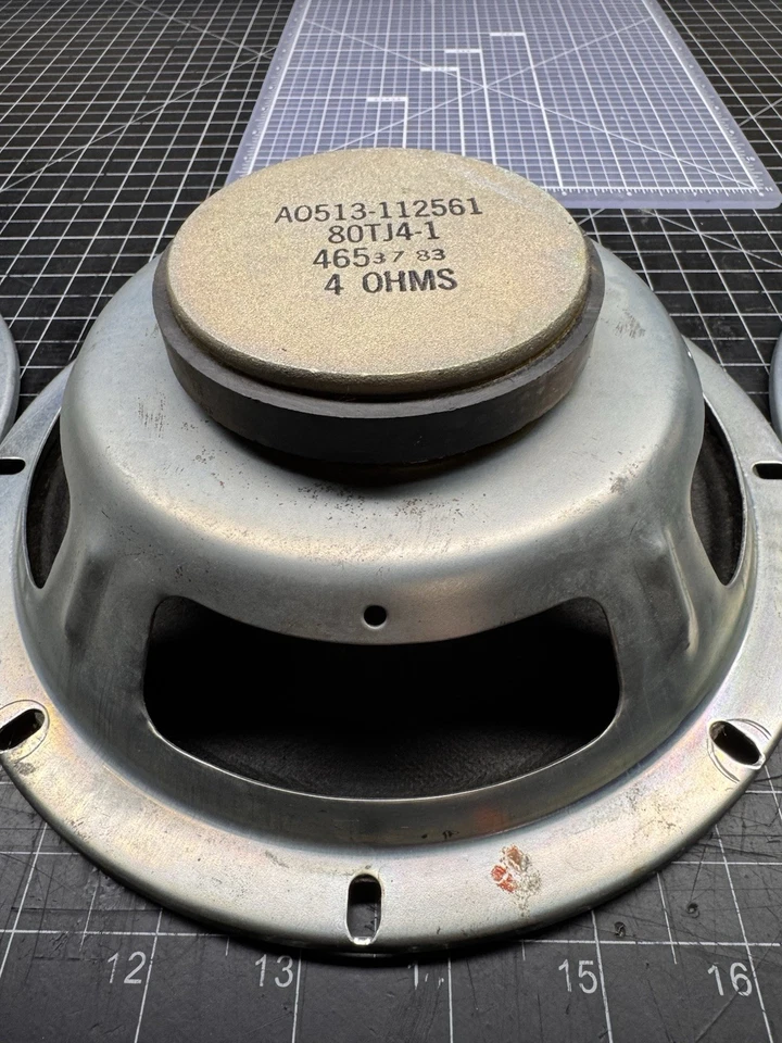 Woofer Foster Cone 80TJ4-1 de colección raro de 8" - 4 ohmios - Foto 3 de 4