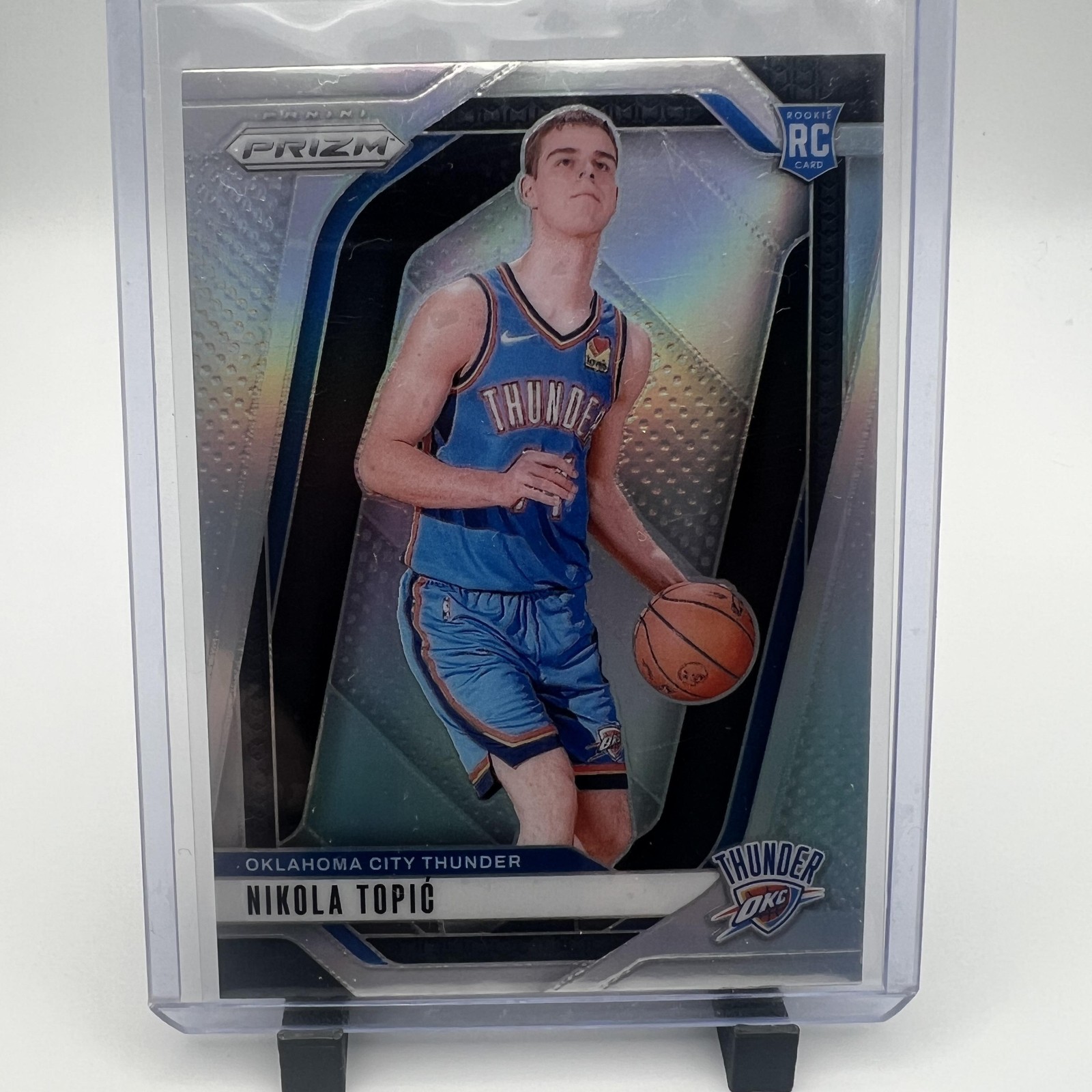 2024-25 Panini Prizm Nikola Topic China Variation Silver #230 RC OKC Thunder SP