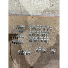 SWA Heavy Duty Copper Tube Terminal Lugs Silver Non-Insulated - (Pack of 61)