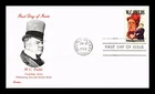 W C FIELDS FIRST DAY OF ISSUE COVER BEVERLY HILLS JANUARY 29 1980