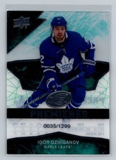 2018-19 Upper Deck Ice Igor Ozhiganov #/1299 Rookie #52