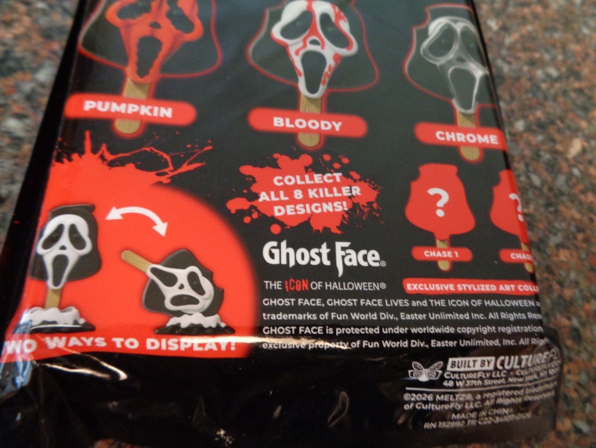 新品未使用 FLIP&DRAW I&II Ghost 3枚セット Lot 3 Culture Fly Ghostface Meltz Blind Bag Vinyl Popsicle