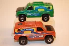 Two (2) Vintage 1977 Hot Wheels Speedway Specials Baja Breaker Van Trucks