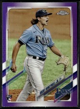 Brent Honeywell Jr. Rookie 2021 Topps Chrome Update #USC59 Purple Refractor RC