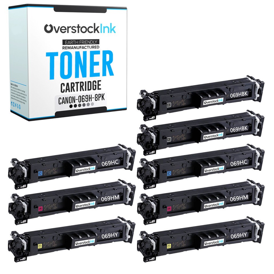 TRUE IMAGE Cartuccia Toner Compatibile In sostituzione per Canon 055 055H i- SENSYS MF744Cdw MF742Cdw LBP663Cdw LBP664Cx MF746Cx MF743Cdw MF740C LBP660C (Nero Ciano Magenta Giallo, 4 Pezzi