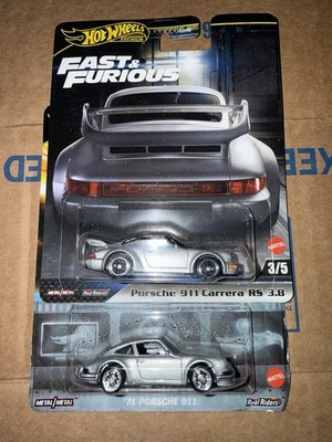 Hot Wheels Premium Top Gun 71' Porsche 911 & Fast Furious Porsche
