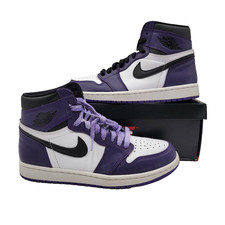 Air Jordan 1 Retro High OG Court Purple 2.0 555088-500 Men's 8 OG All Preowned