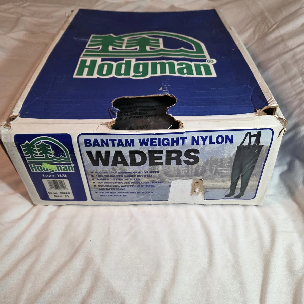 Cuissarde Hodgman Wadelite – Respirante – Poitrine – Taille L – Vert – Occasion Très Bon état