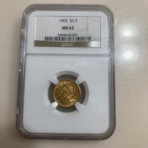 1905 US 21/2 Liberty Head Gold Coin "a real Bute"