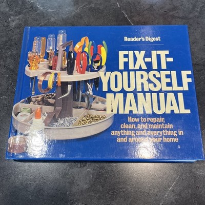 Readers Digest Fix-It-Yourself Manual 1980 How to Repair Hardcover Book