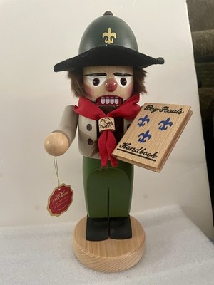 Steinbach Chubby Boy Scout Nutcracker HandMade In Germany Tag Attached
