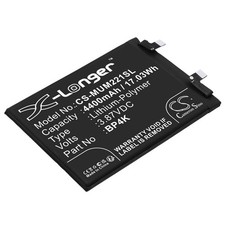 BATTERIE Li-Polymer 3.87V 4400mAh Type BP4K for Xiaomi Note 12 Pro 22101320C