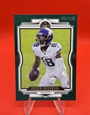 2021 Panini Legacy Justin Jefferson /100 Vikings Numbered Green
