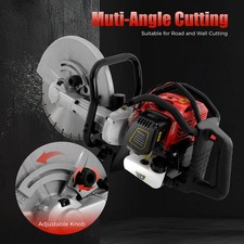 2 Stroke Gas Power 52cc Cement Wet Dry Masonry Concrete Cut Off Saw Blade 350mm