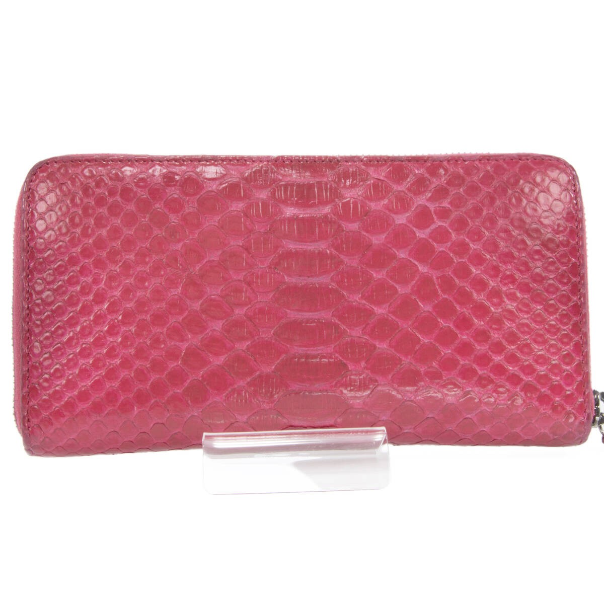 Chanel Python Matelasse Pink Snake Wallet Ladies … - image 2