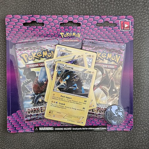Pokemon Black & White Dark Explorers - 2 Pack Blister Luxray Promo DARKRAI MINT