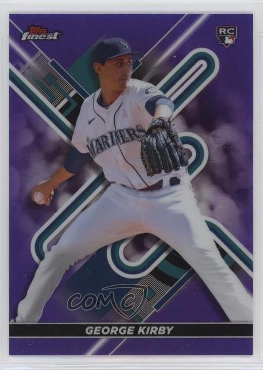 2022 Topps Finest Purple Refractor 119/250 George Kirby #12 0su2