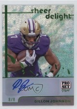 2024 Leaf Pro Set Pure Sparkle Green Spectrum 8/8 Dillon Johnson Auto 8d2