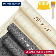 Tudomro 6 Pcs 79'' X 59" Large Tufting Cloth for Rugs and 71'' X 39" Non Slip Fi