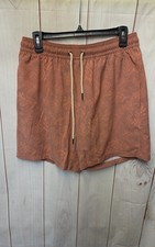 Fair Harbor Men's Size L Brown Swim Trunks