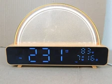 Anyplus White Noise Sound Machine Sunrise Alarm Clock APP/AI Voice Control USB