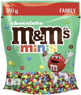 M&M'S Minis Chocolate 310g Schokolinsen, Milchschokolade mit Zuckerüberzug