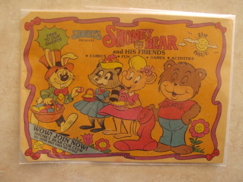 Vintage SHONEY BEAR  AND HIS FRIENDS  21st Issue COLLECTOR'S SERIES