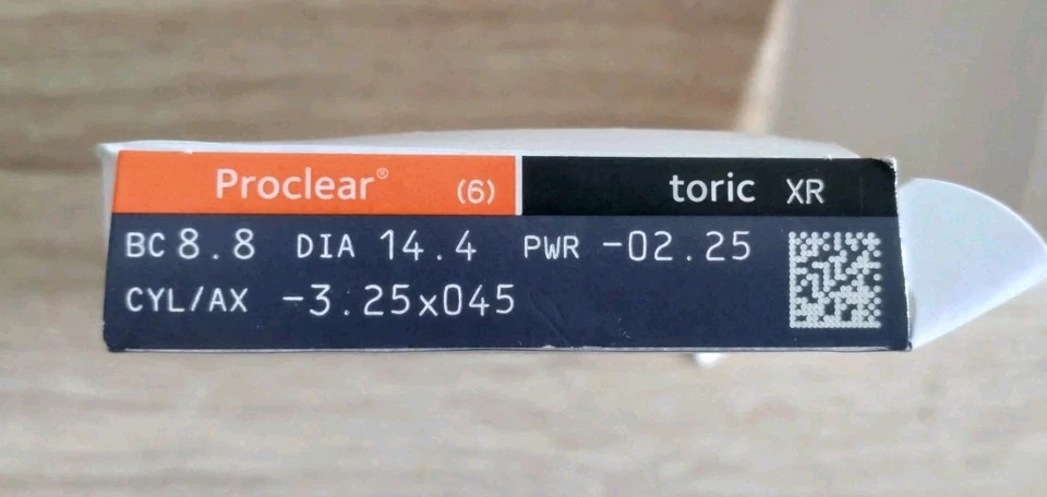 Proclear Toric XR Kontaktlinsen Monatslinsen -2,25 Dioptrien 3 Stück - Bild 2 von 2