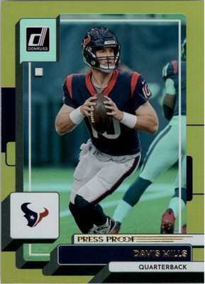 2022 Donruss Press Proof Premium #41 Davis Mills - FB