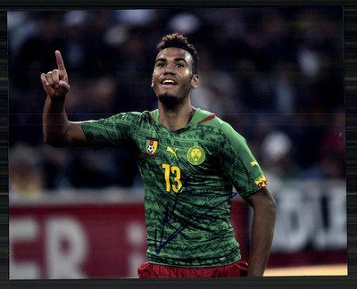 Eric Maxim Choupo-Moting Nationalspieler Kamerun Groß Foto Original Sig+ G 44824