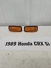 88-91 Honda Crxcivic Jdm Ef Fender Amber Side Markers Lens Only Oem Stanley R