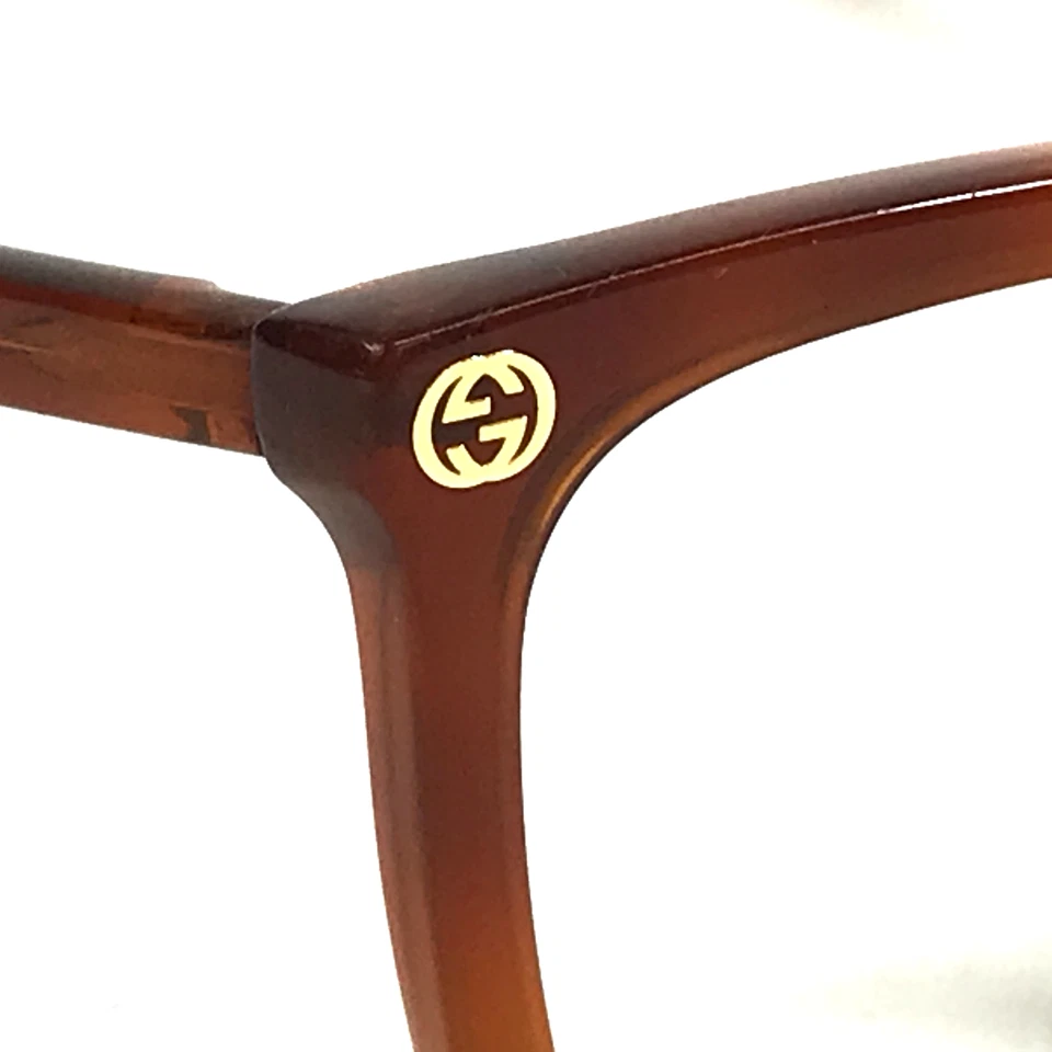 Оправа для очков Gucci GG0025O 006 светлая черепаховая кошачий глаз полный ободок 56-14-140 - Изображение 3 из 4