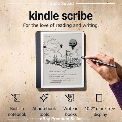 AMAZON KINDLE SCRIBE 32GB 64GB PREMIUM PEN REDESIGNED DISPLAY NEU UVP399 /429 