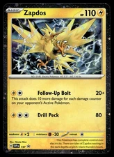 ZAPDOS 157 PROMO SCARLET & VIOLET POKEMON