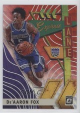 2019-20 Panini Donruss Optic Express Lane Red Wave Prizm De'Aaron Fox #19 0s5s