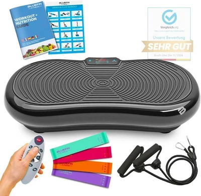 Bluefin Fitness Ultra Slim – Vibrationsplatte mit Bluetooth & Fernbedienung