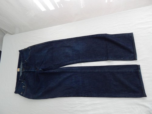 Hugo Boss BO1 Jeans Straight Blue Waist 32 Leg 32 W32 L32 Button Fly (Q6893) - Picture 7 of 10