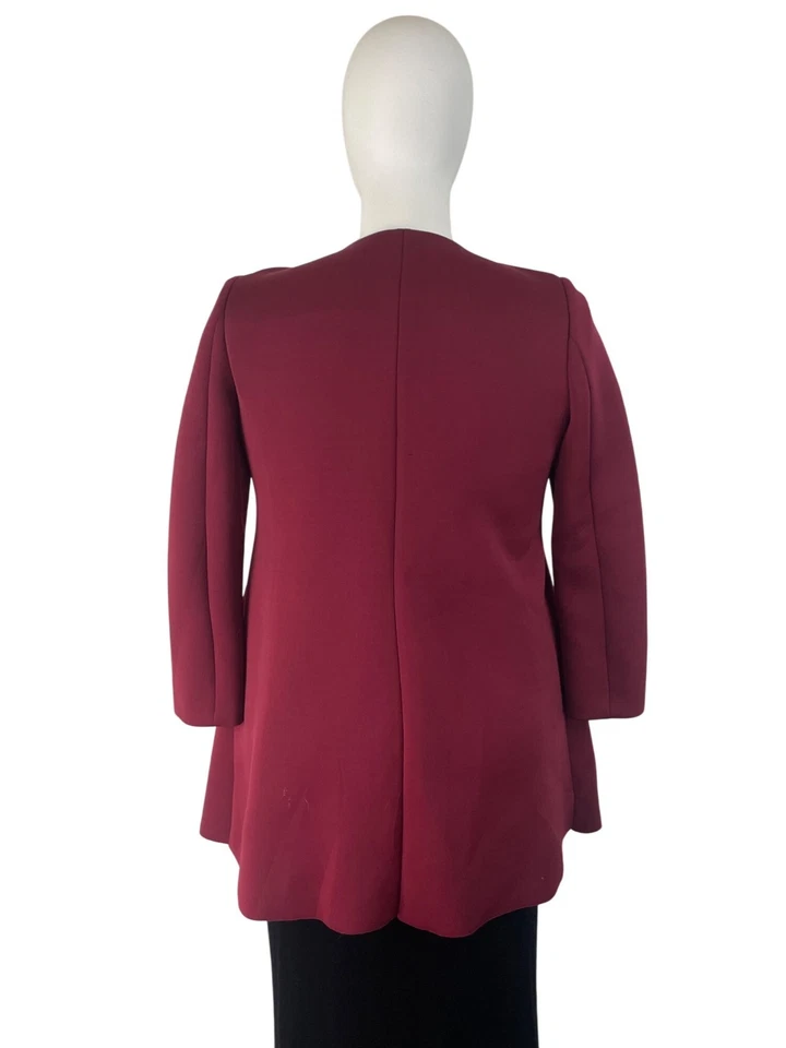 Chaqueta Blazer Para Mujer Alfani Magenta Cierre Botón Mujer Con Bolsillos Talla L Foto 4 de 4