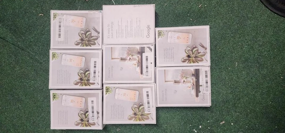 8 Google Nest Thermostat E Pro Edition Model A0063 T4001ES Digital Display White - Image 3 of 4