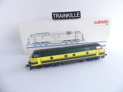 (2) 3466 / MÄRKLIN 3 SCHIENEN HO DIESELLOK SNCB 5541 DELTA DIGITAL
