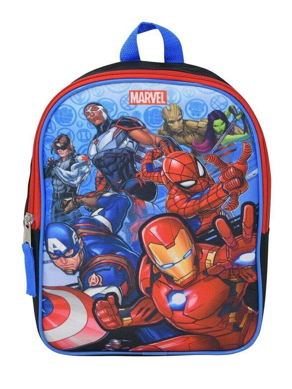 Iron Man Captain America Black Blue