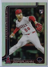 2025 Topps Update Series Ryan Zeferjahn RC #US324 Rainbow Foil Los Angeles Angel