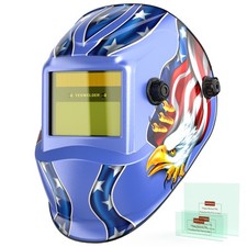 YESWELDER Auto Darkening Welding Helmet - True Color Solar Powered TIG/MIG/ARC