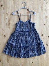 URBAN OUTFITTERS Women’s Hannah Cecelia Tiered Babydoll Mini Dress Size XS