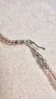 Vintage Hand Signed Simon Sebbag Sterling Silver Rose Quartz & Crystal Necklace  — photo 6