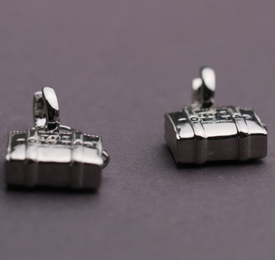 Marc Jacobs Silver Tote Bag Earrings | eBay