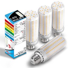 Big 1.77x 5.9 inch E26 Medium Base 200w Replacement LED Corn Bulbs, 2700K War...