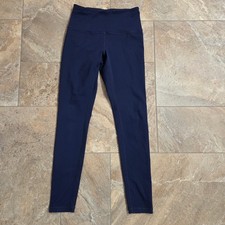 Athletic Works Navy Blue High Waisted Leggings Workout Athleisure Women